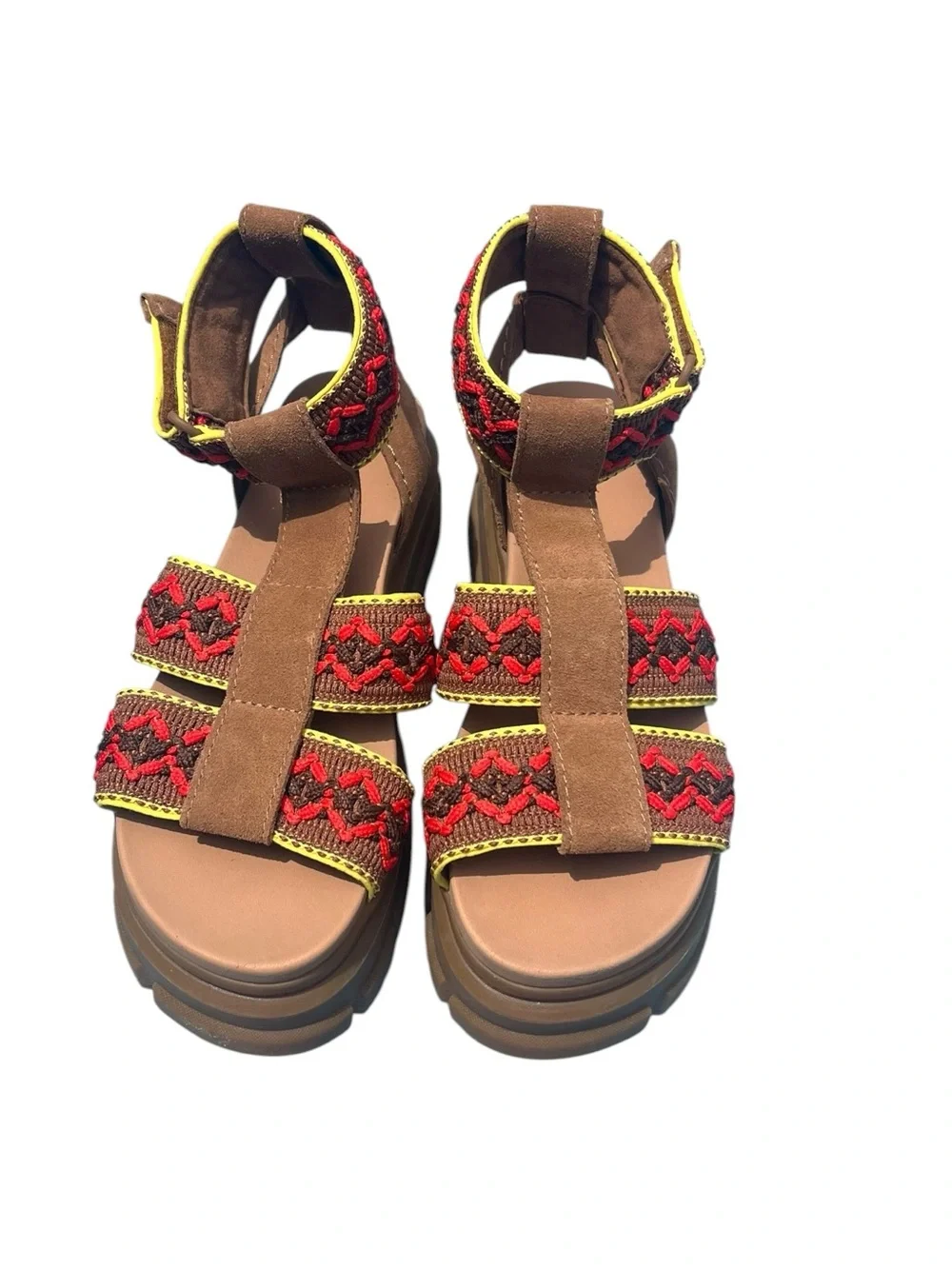 UGG Boho Brown Platform Sandals Size 8.5 Ugg Ashton Size 8.5